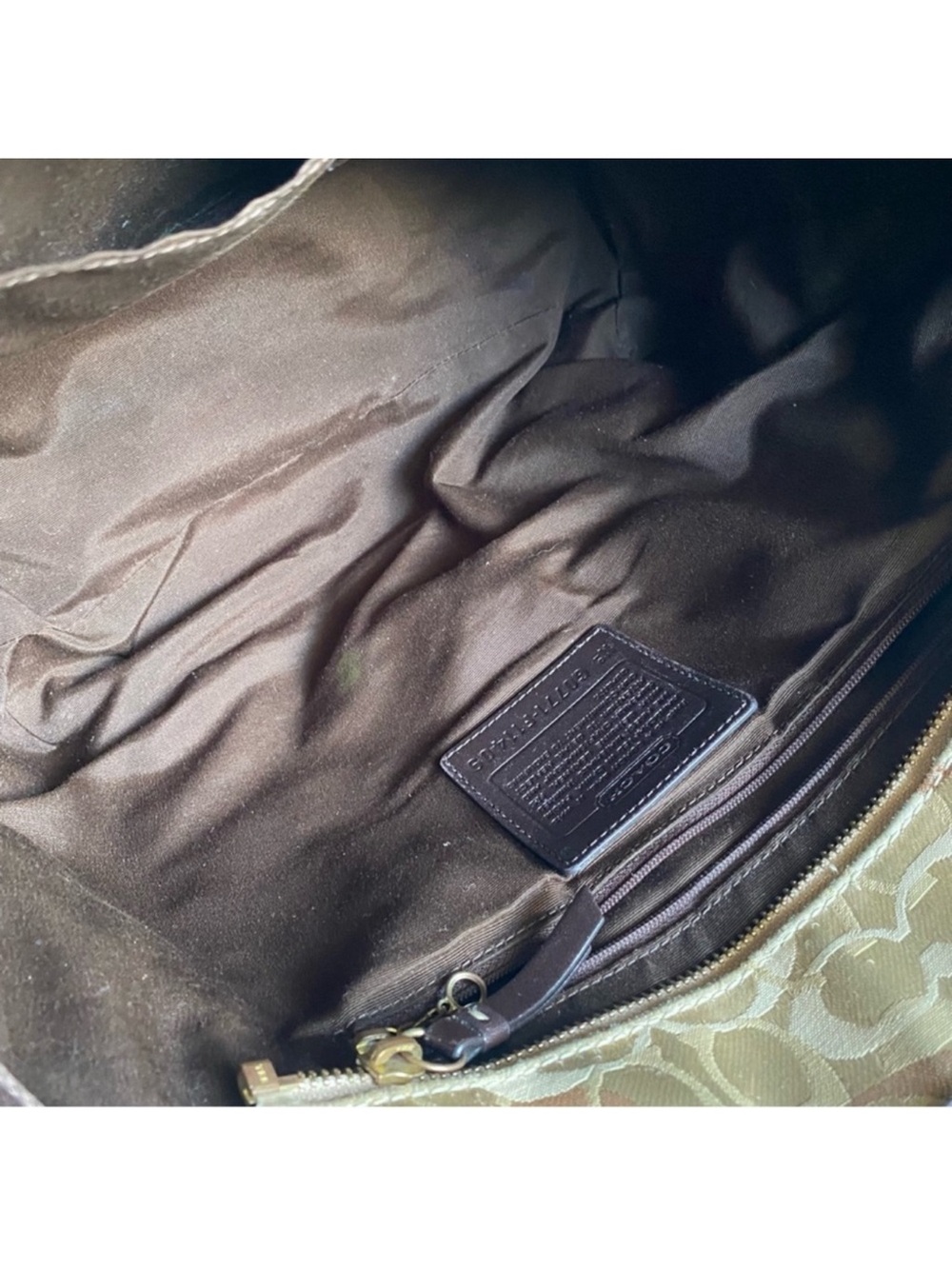 Coach leather patchwork top bag - Picture 9 of 13